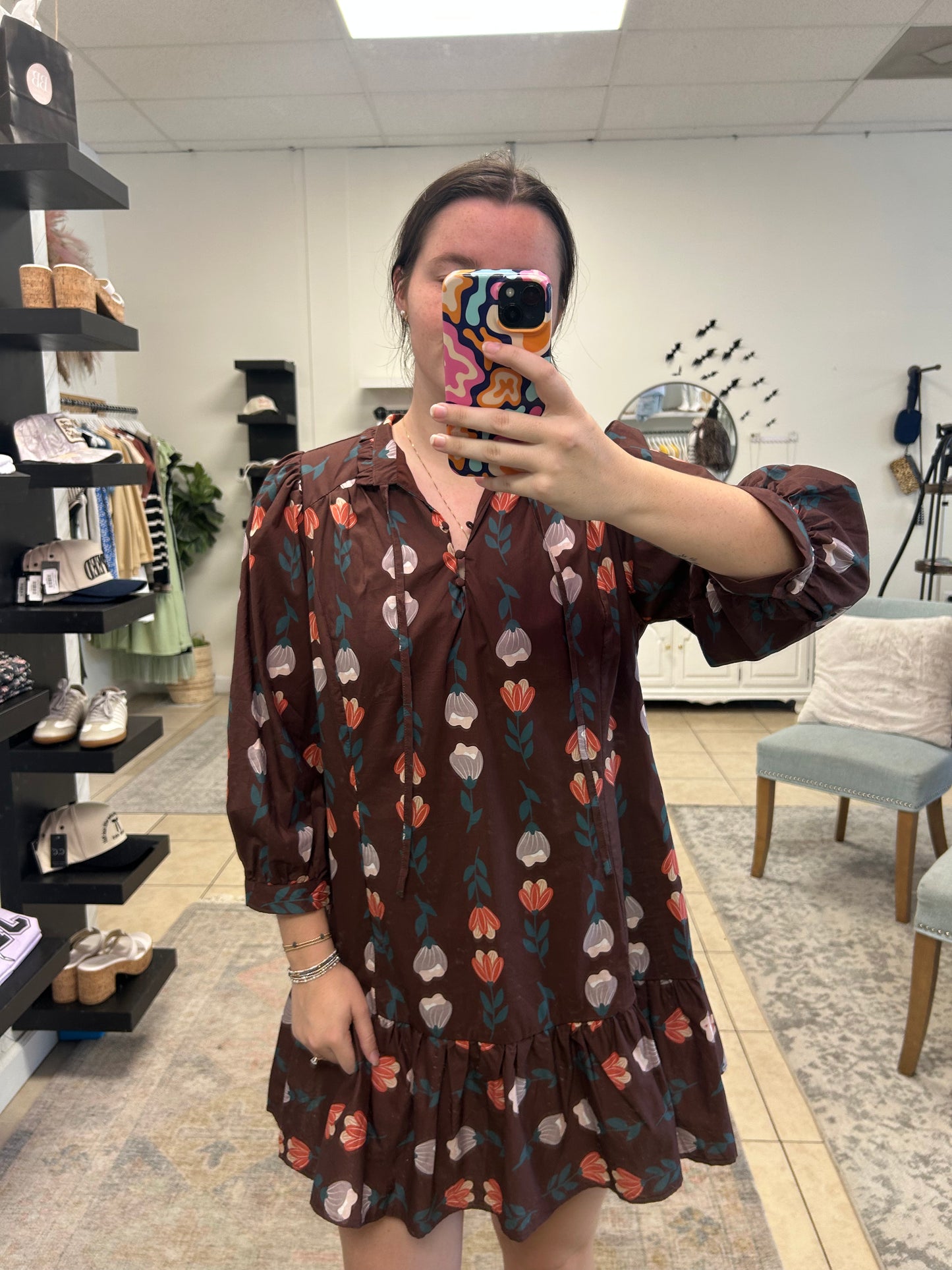 Madison's Maroon Dress