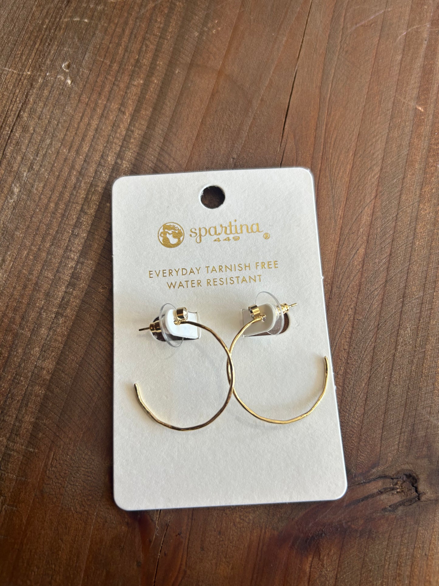 SP Ultrathin Hoop Earrings 24mm Crystal