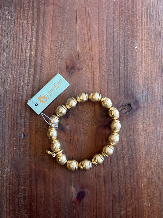 Grand Stretch Bracelet 10mm Gold