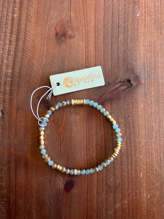 Stretch Bracelet 4mm Sea Foam