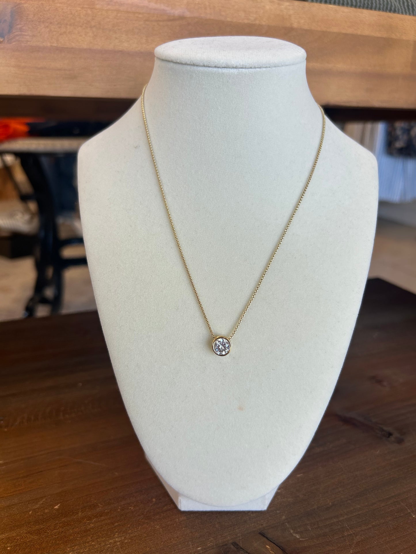 SP Lighthouse Necklace 18" Cubic Zirconia