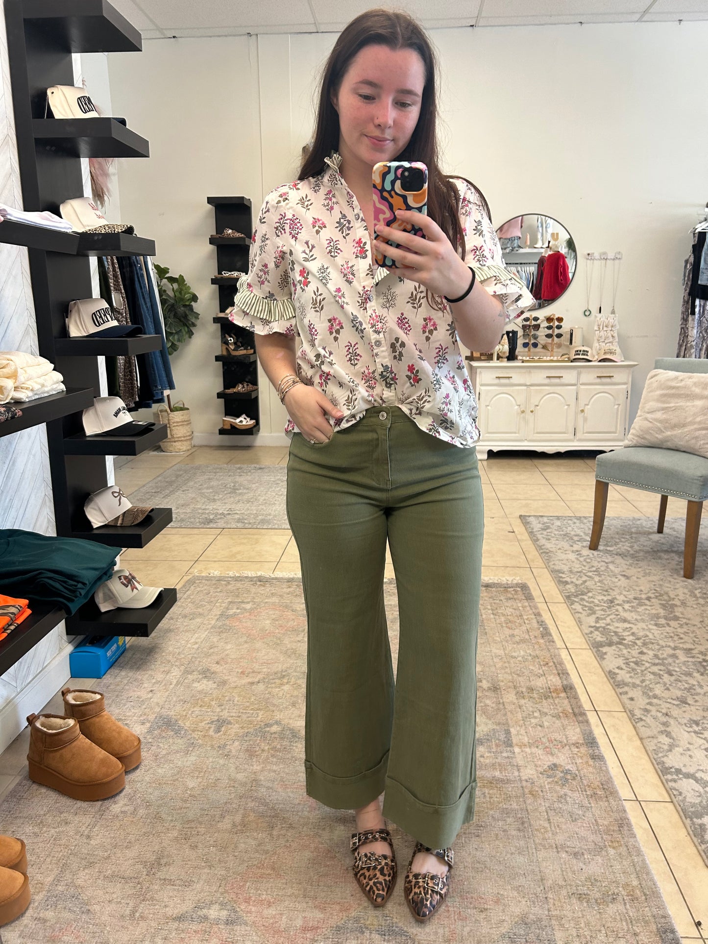 Lindsey Floral Floral Top