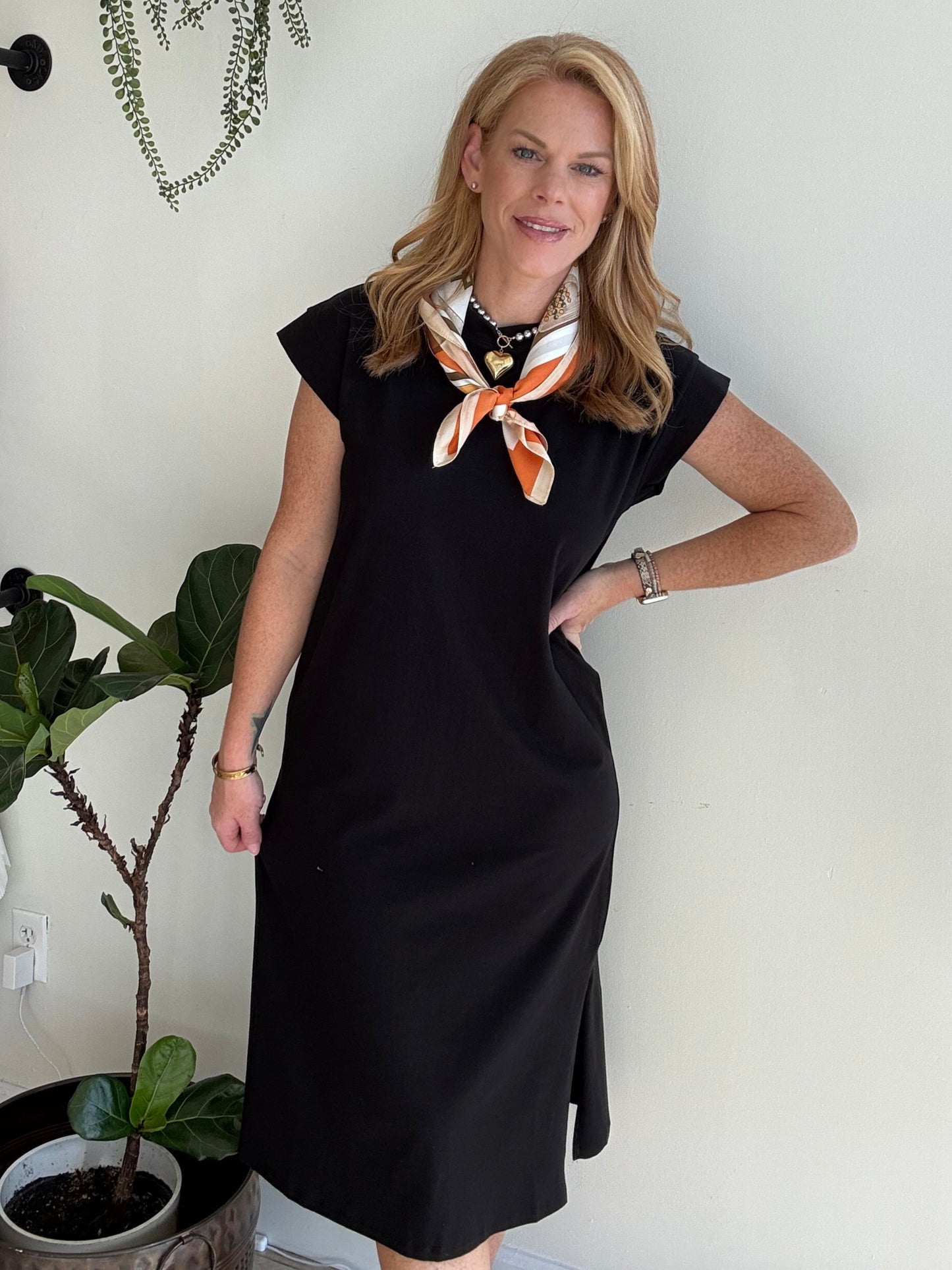 Lounging Around T-Shirt Dress