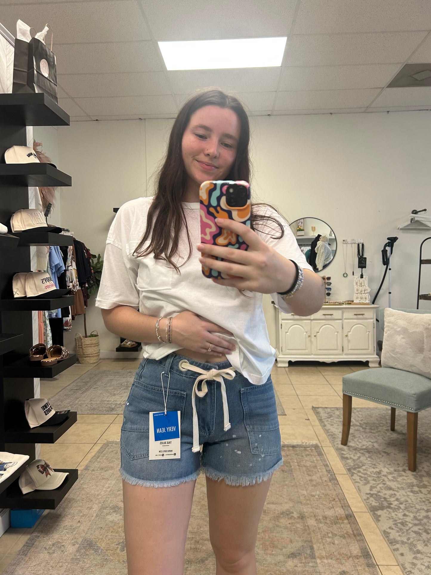 Poppy Painted Shorts