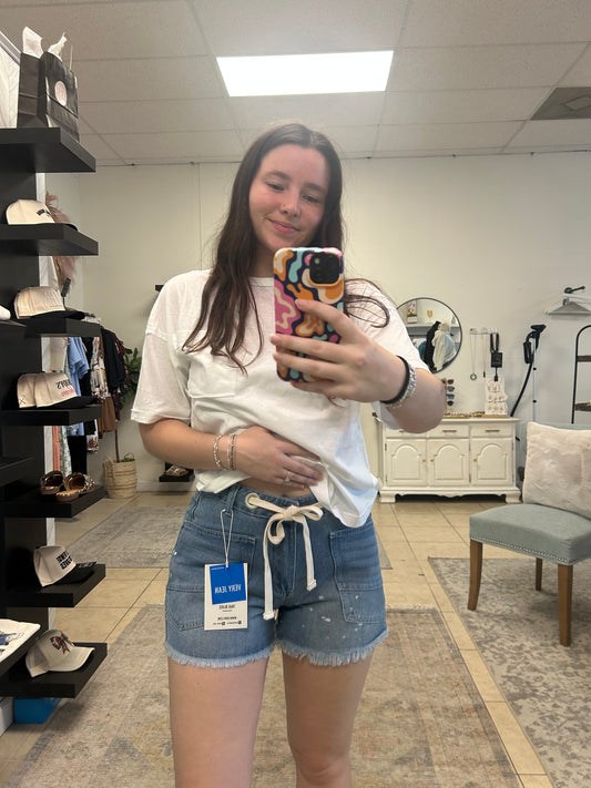 Poppy Painted Shorts