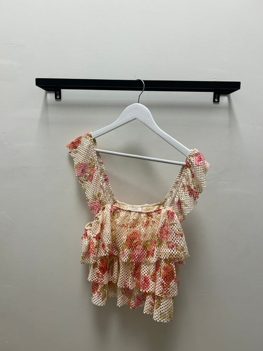 Beach Babe Ruffle Top