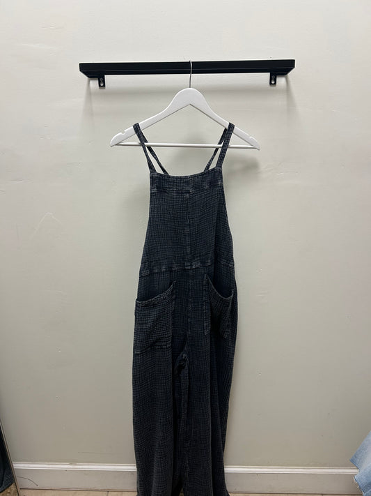 Shelby Acid Wash Overalls