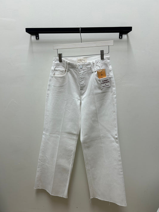 Nessa Wide Leg White Jeans