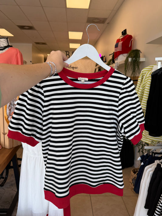 Georgia Stripe Top