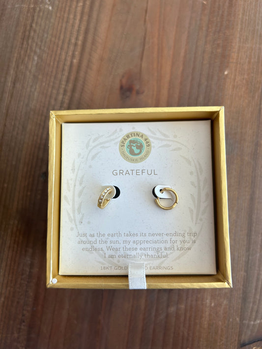 SLV Hoop Earrings Grateful/Ring