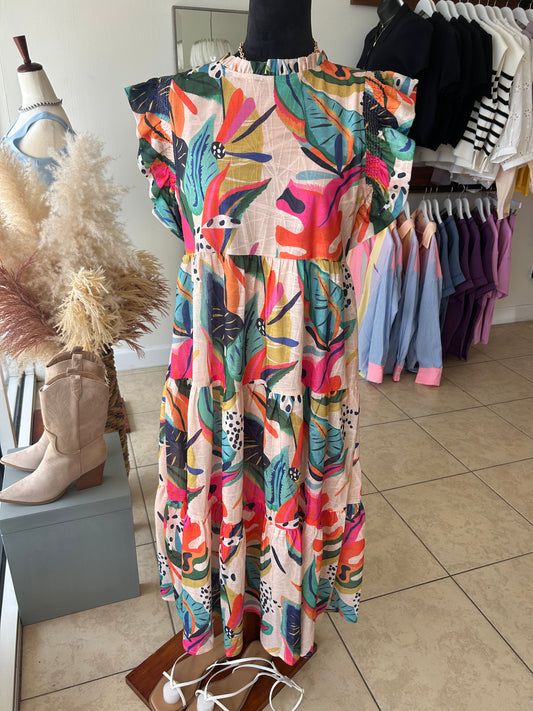 Baylor Multi Colorful Dress