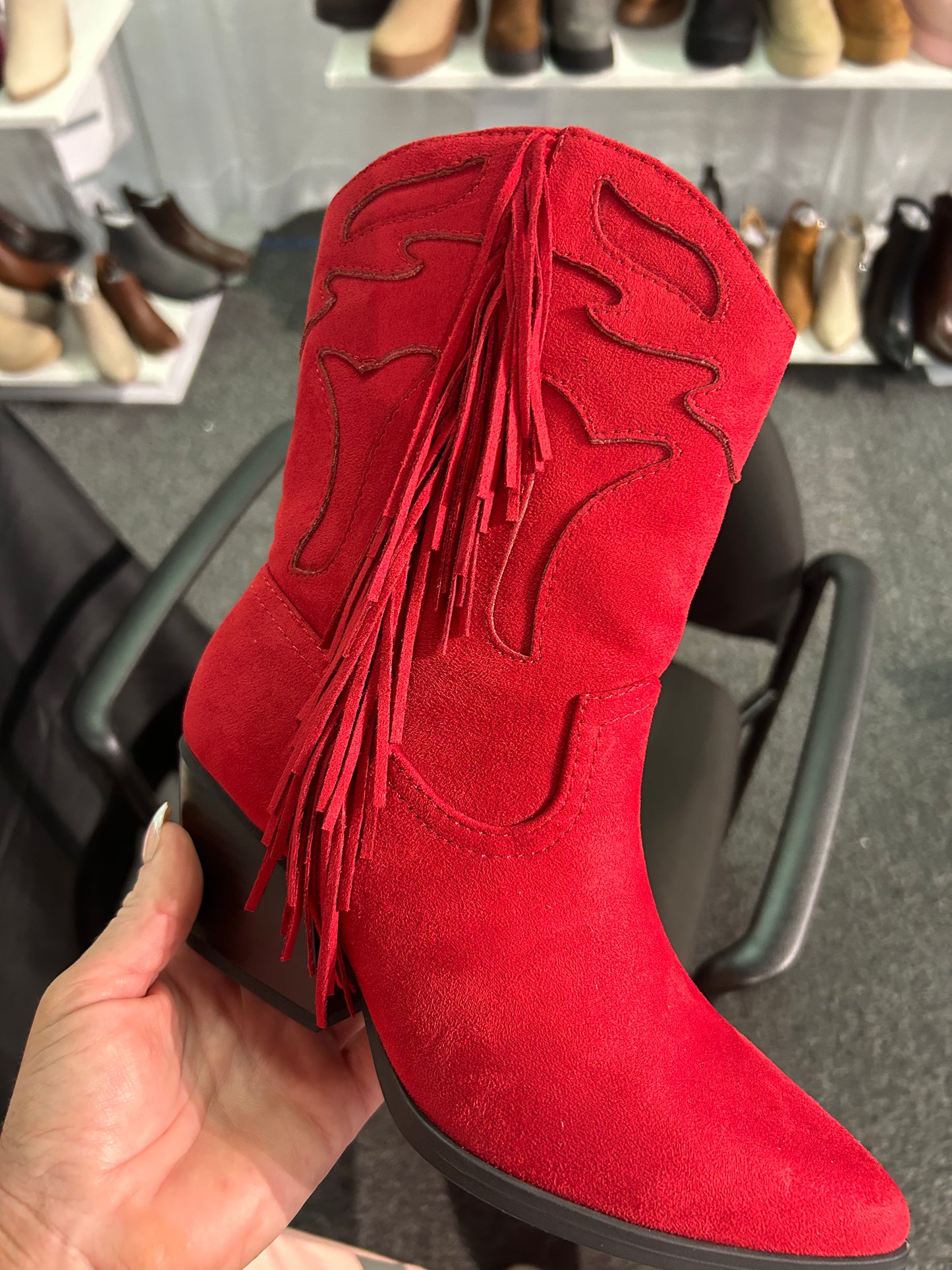 Reba's Red Boots