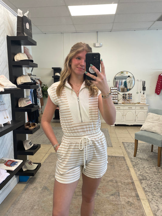 Saylor Stripe Romper