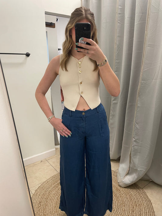 Klara Chambray Pant
