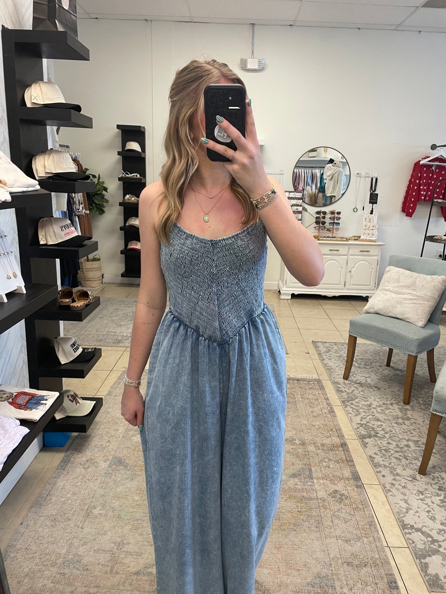 Charlotte Chambray Jumpsuit