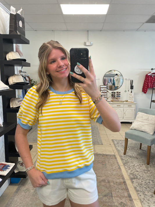Beach Day Stripe Top