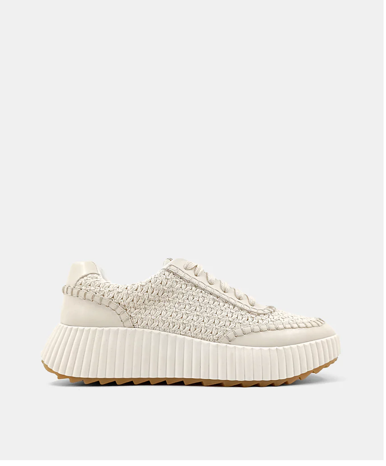 Beige Dolen Woven Sneakers