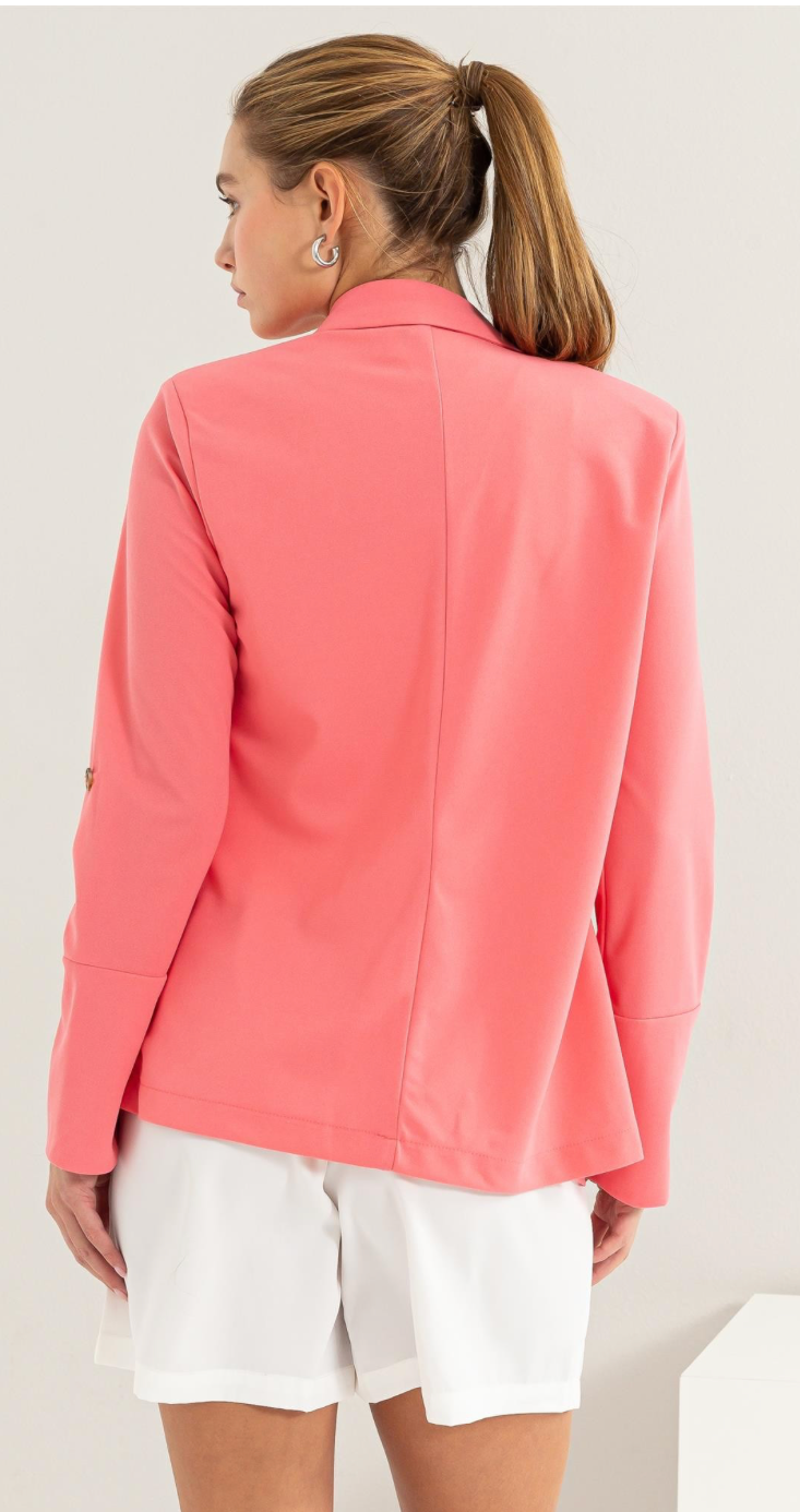 Coral Lightweight Blazer