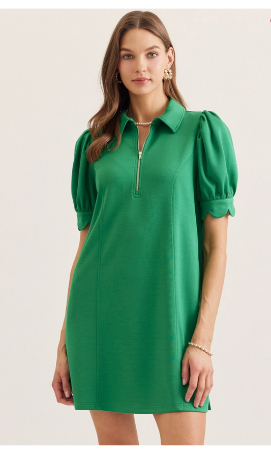 Palmer Scallop Dress