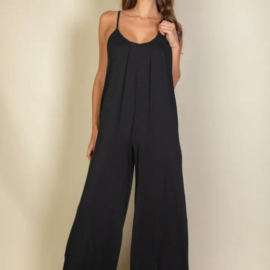 Anna Black Jumpsuit
