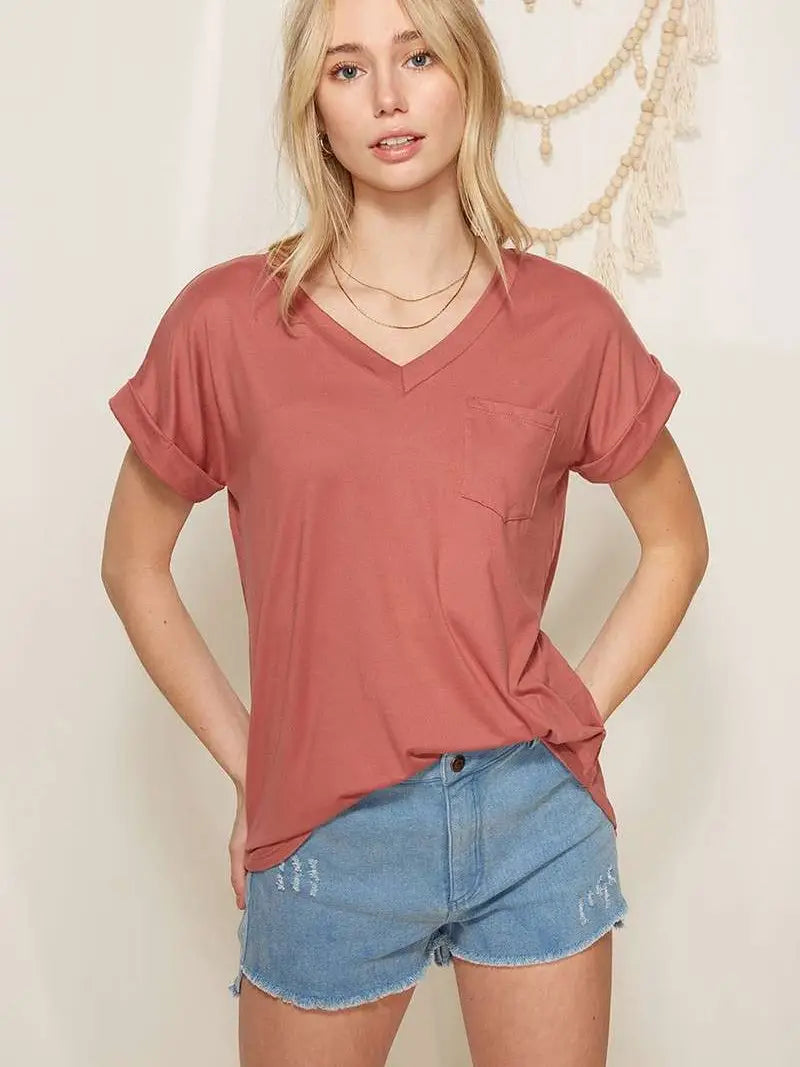 The Perfect Pink Basic Top