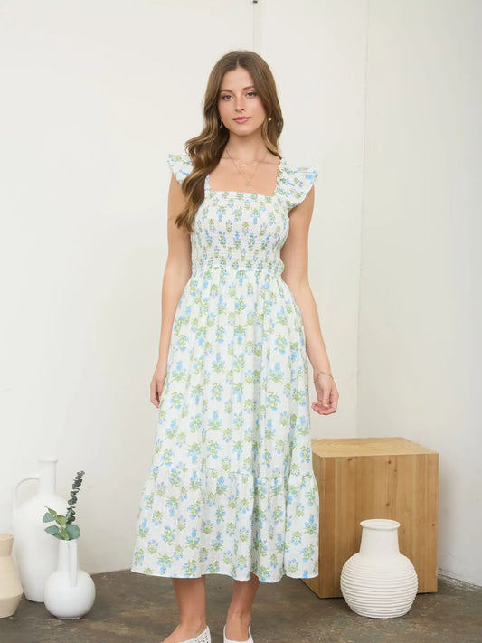 Faye Floral Maxi Dress