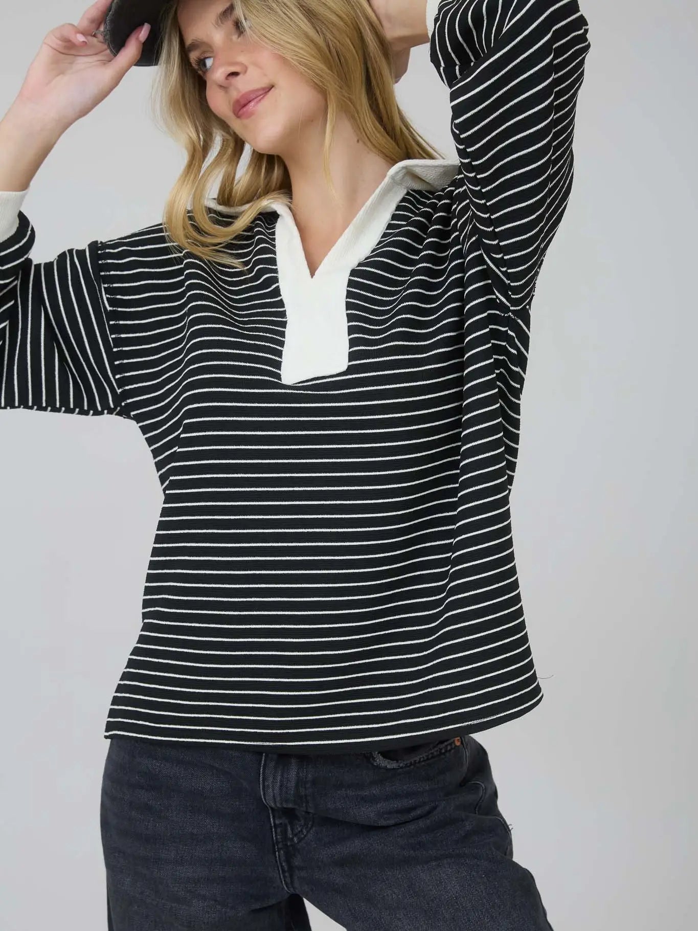 Lux Stripped Top