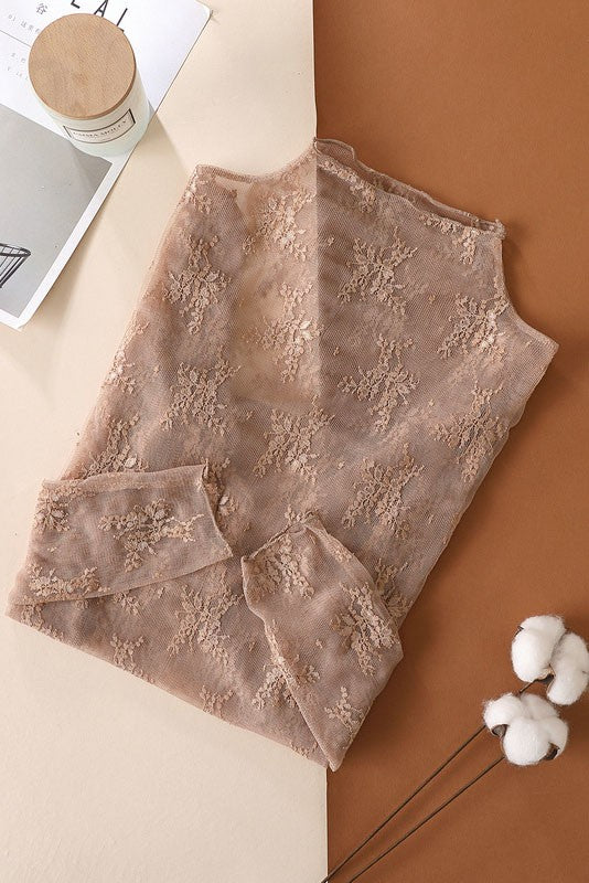 Lainey's Lace Sheer Top