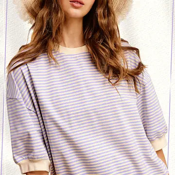 The Bay Stripped Top