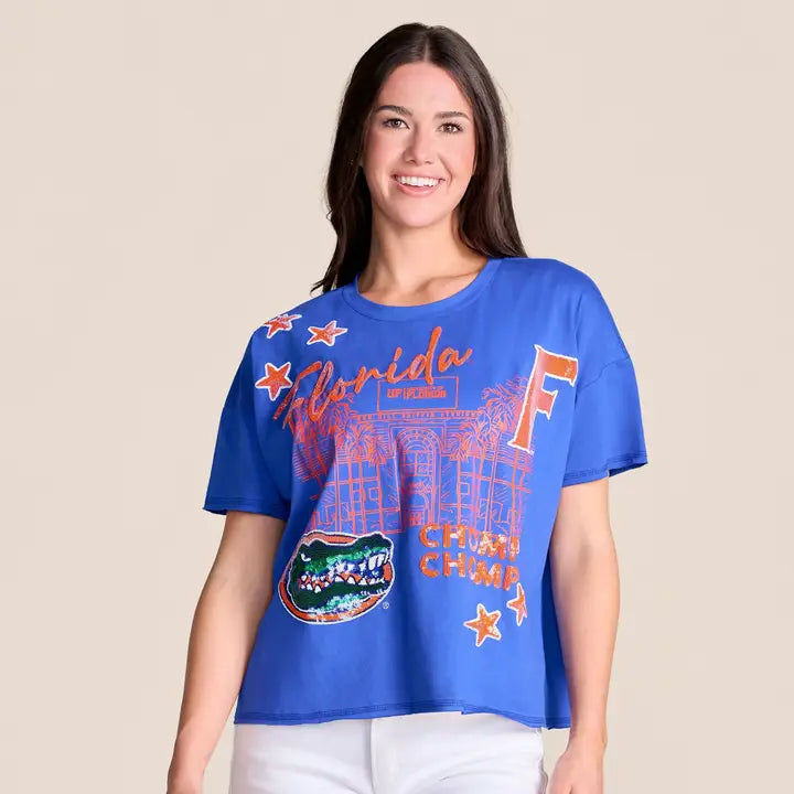 Florida Gameday Sequin Tee