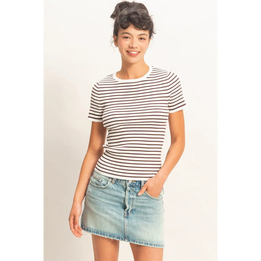 Selene Stripe Top