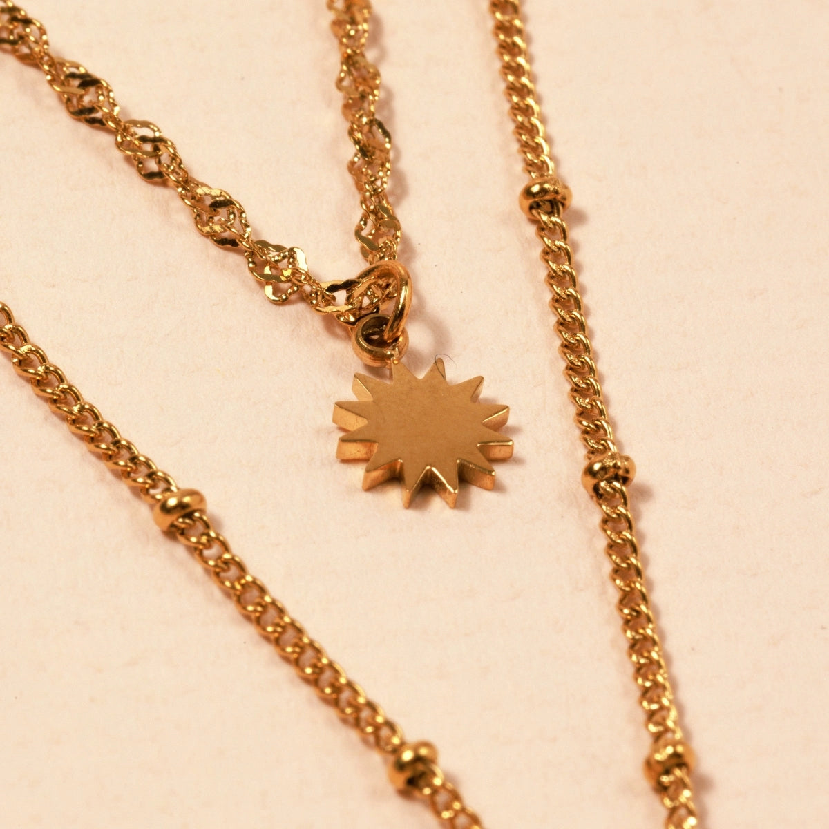 Coin Double Layer Necklace