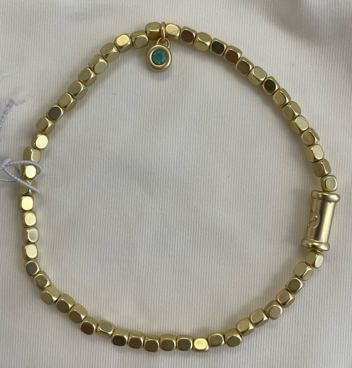 Stretch Bracelet Oval Gold